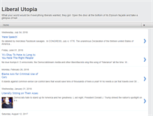 Tablet Screenshot of liberalutopia.net